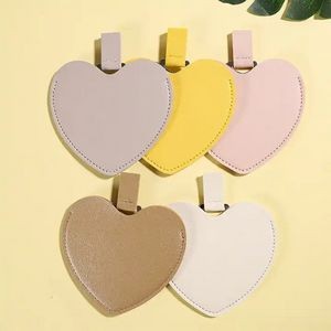Heart Shape Stainless Steel Mini Makeup Mirror 2
