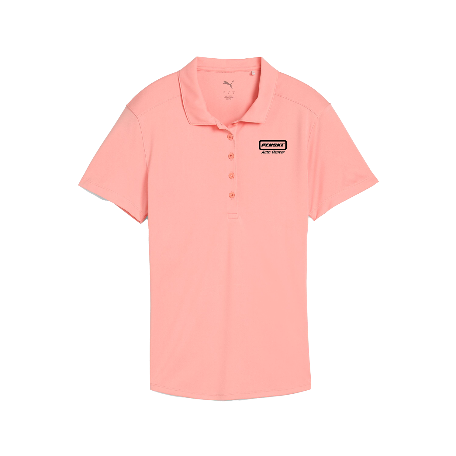 Puma Women's Solid Short Sleeve Polo 8