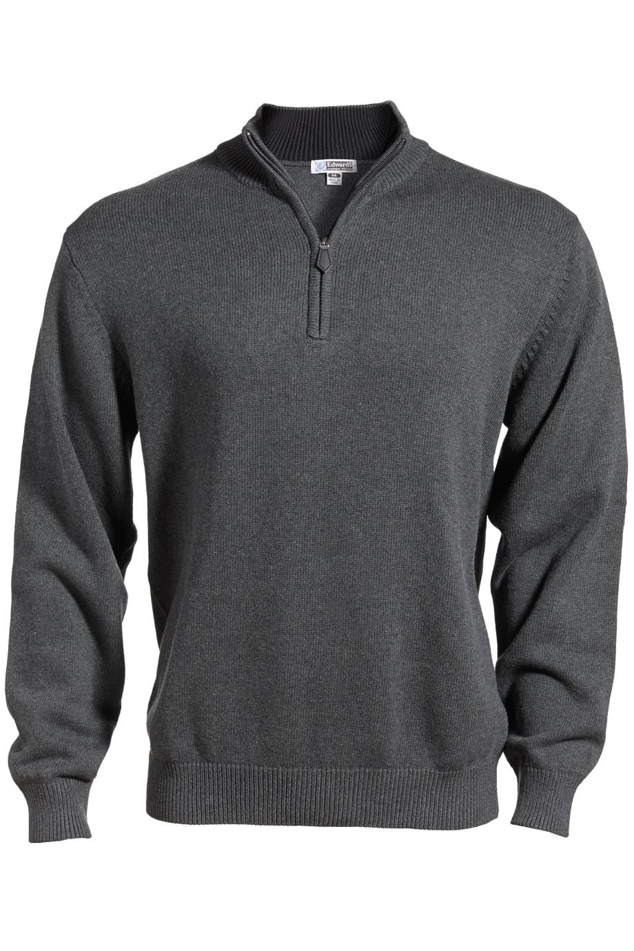 Cotton Blend Unisex 1/4 Zip Sweater 2