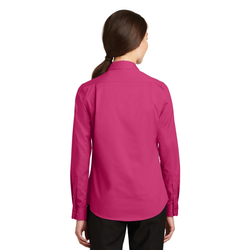 Port Authority Ladies SuperPro Twill Shirt. 4