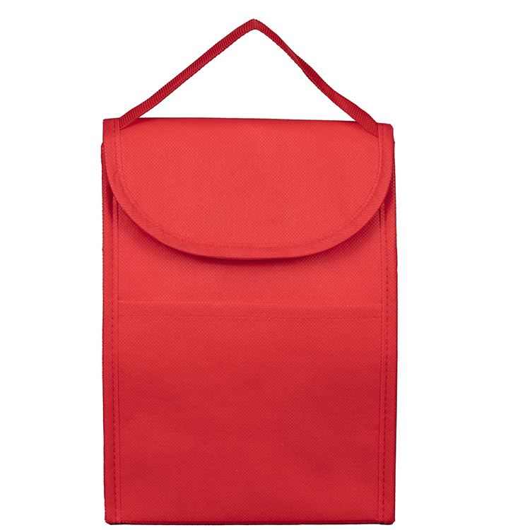 7"W x 10"H x 5"Gusset - "ARCTIC CHILL" Tall Insulated Cooler Lunch Tote with Hook & Loop Closure 25