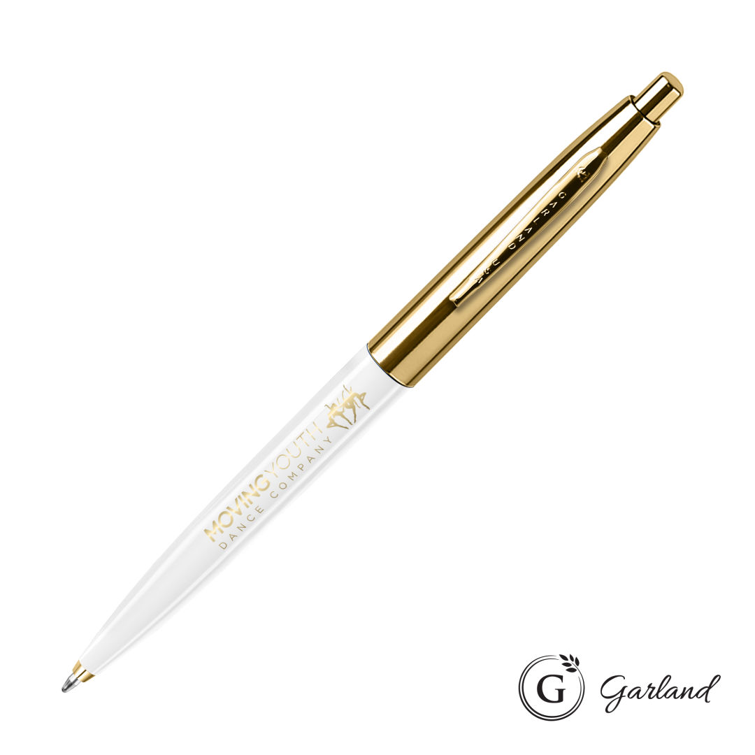 Garland® Monument Ballpoint Clicker Pen - Gold Accent 3