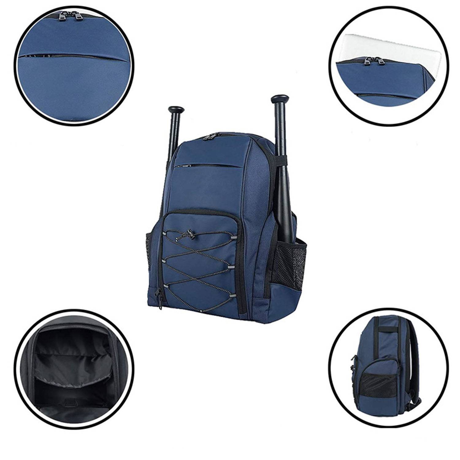 Oxford Waterproof Baseball Backpack 5