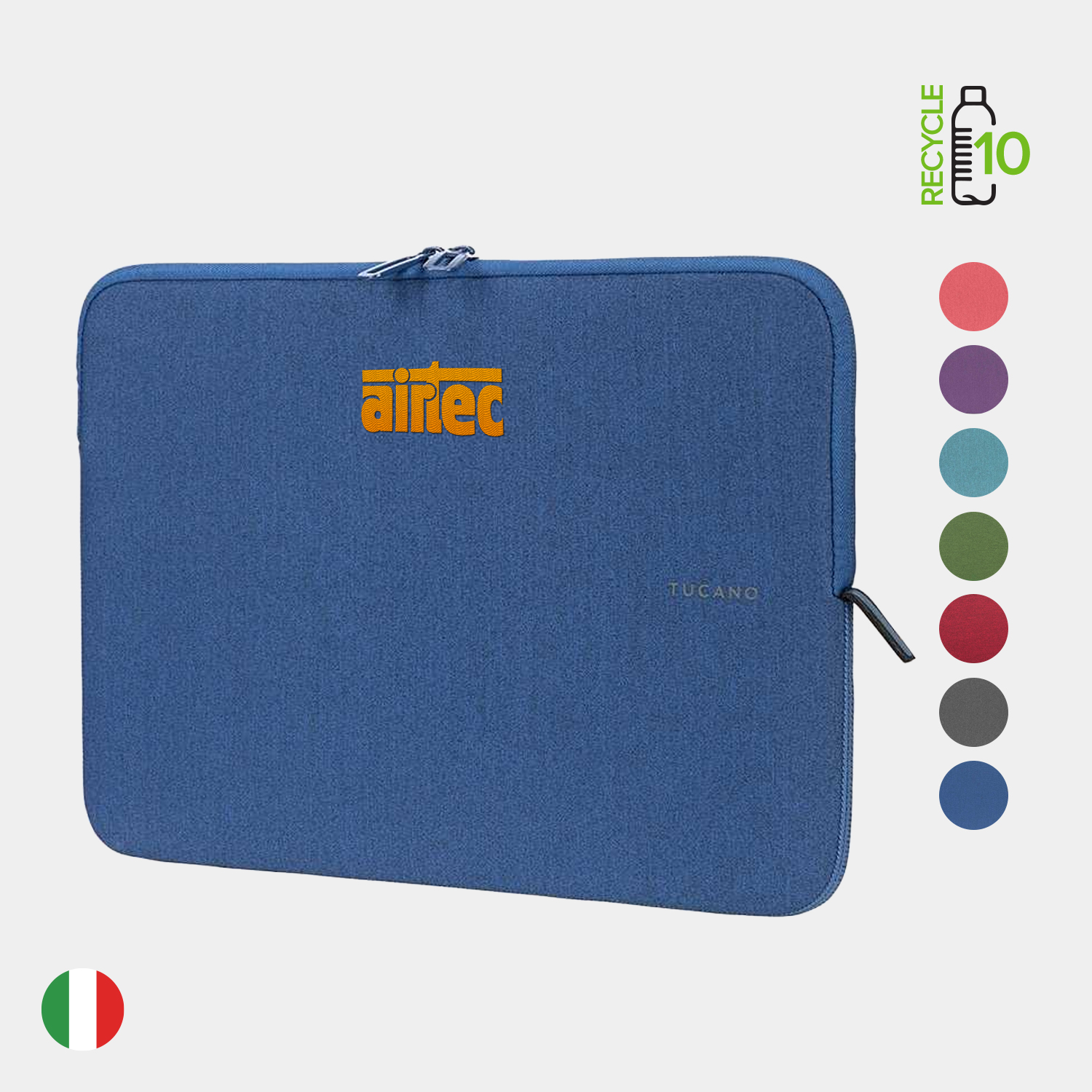 TUCANO® - Italy Recycled Anti-Slip Melange Business 16" Laptop Sleeve 3
