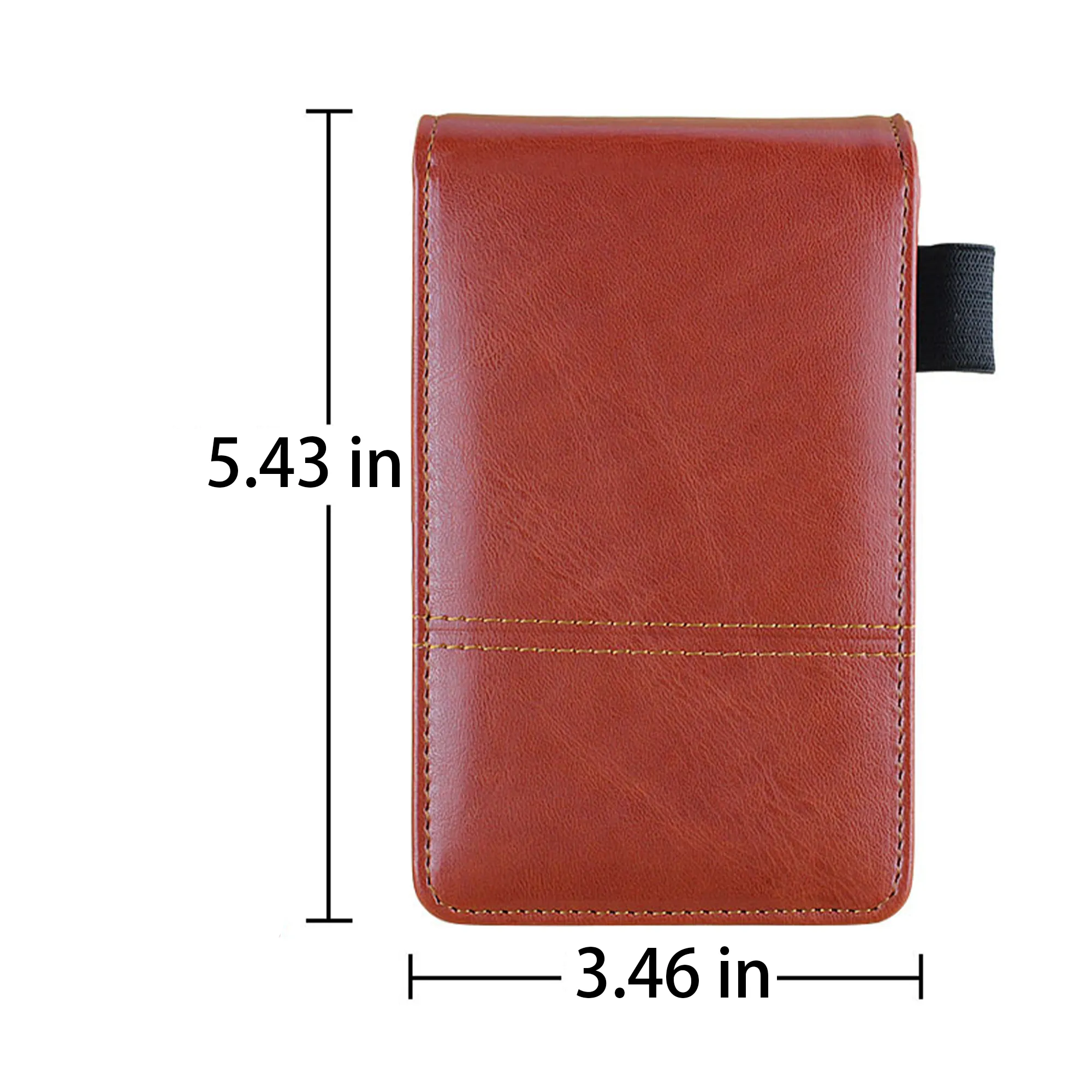 A7 Portable Calculator Leather Notebook Business Journal 2