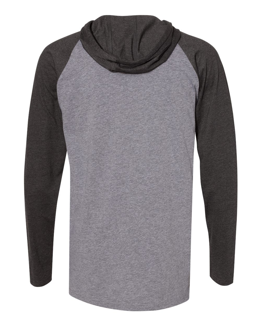 Unisex Fine Jersey Hooded Long Sleeve Raglan Tee - 6917 46
