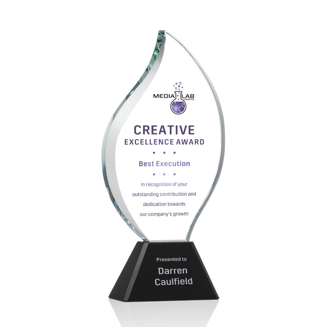 Norina Flame VividPrint™ Award - Black 12