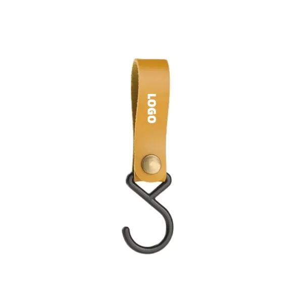 PU Leather Camping Hooks & Clips 7