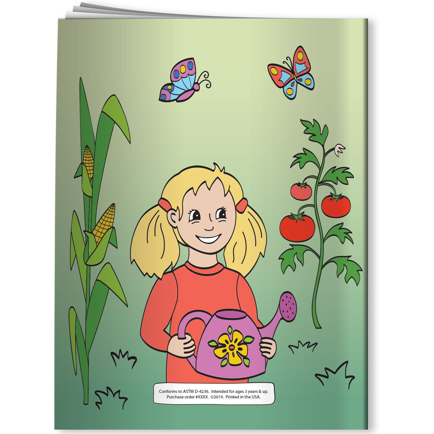 Coloring Book - Growing a Garden 2