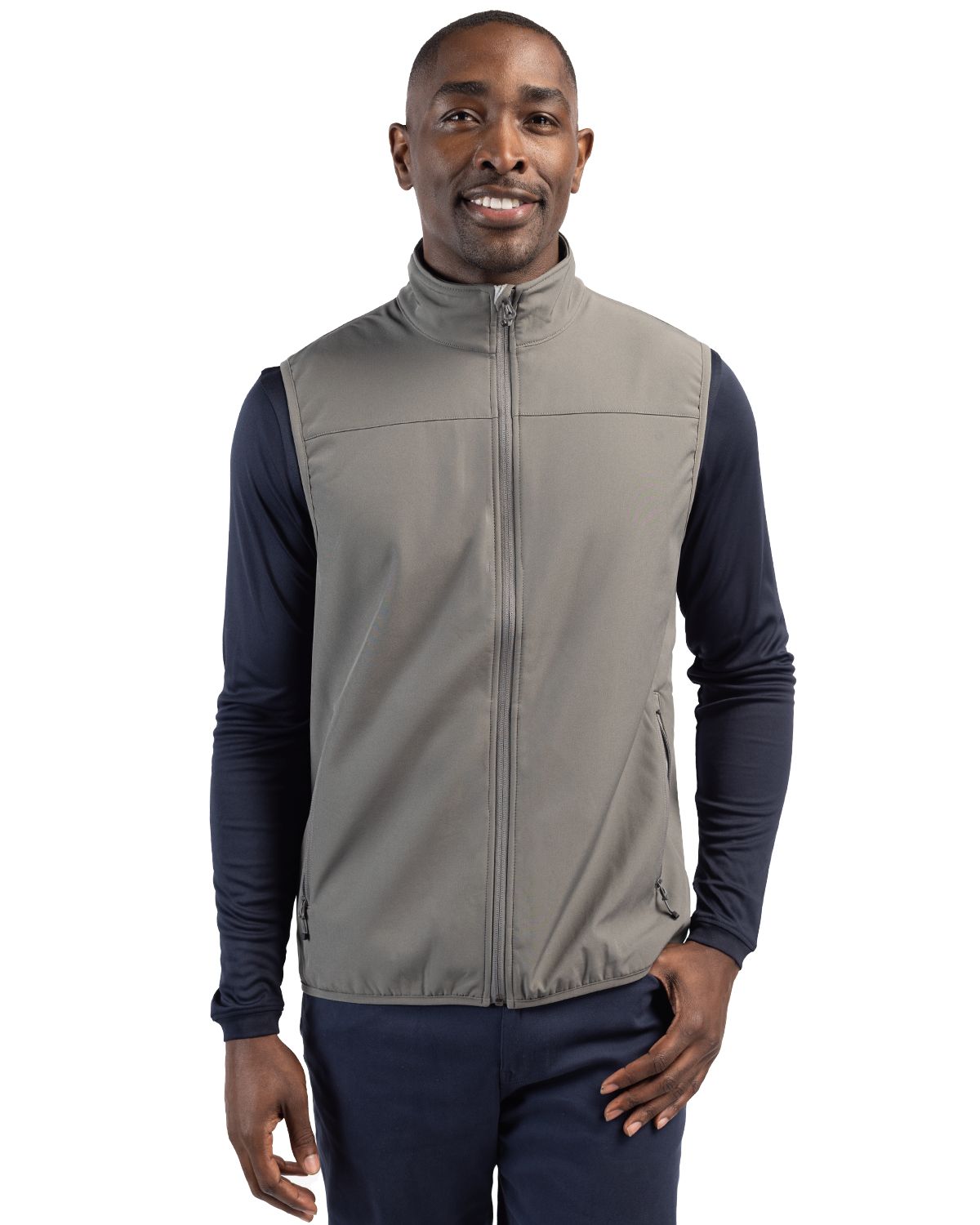 Clique Trail Recycled Stretch Softshell Mens Full Zip Vest 10