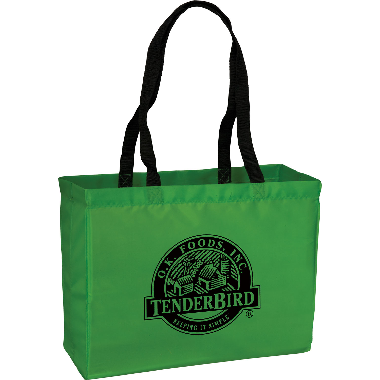 Medium Polyester Tote Bag, custom tote bag with logo imprint 3