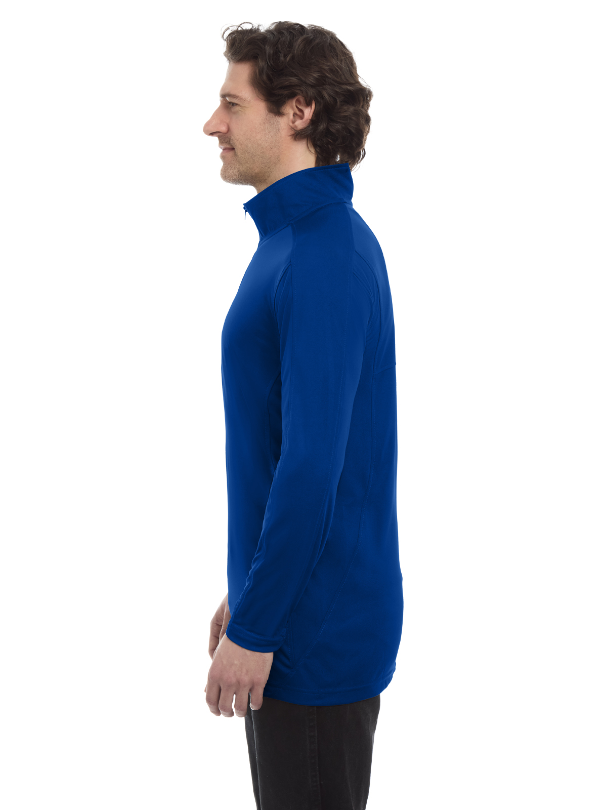 Blue Generation - Men's Pocketless 1/4-Zip Long Sleeve Pullover 5