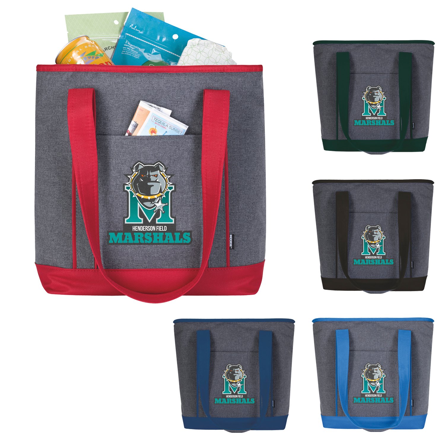 Koozie® Two-Tone Lunch-Time Cooler Tote 49