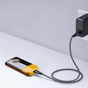 Flip Cap Dual Color Electric Arc Lighter With USB Charging 15