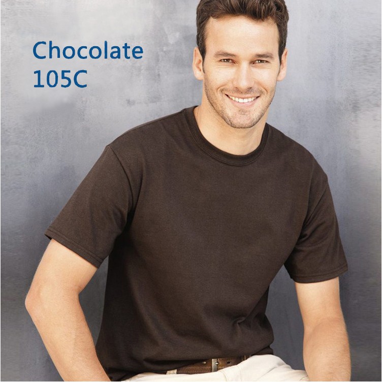 Classic Men's crew neck plain cotton short Sleeve T-Shirt instock 1