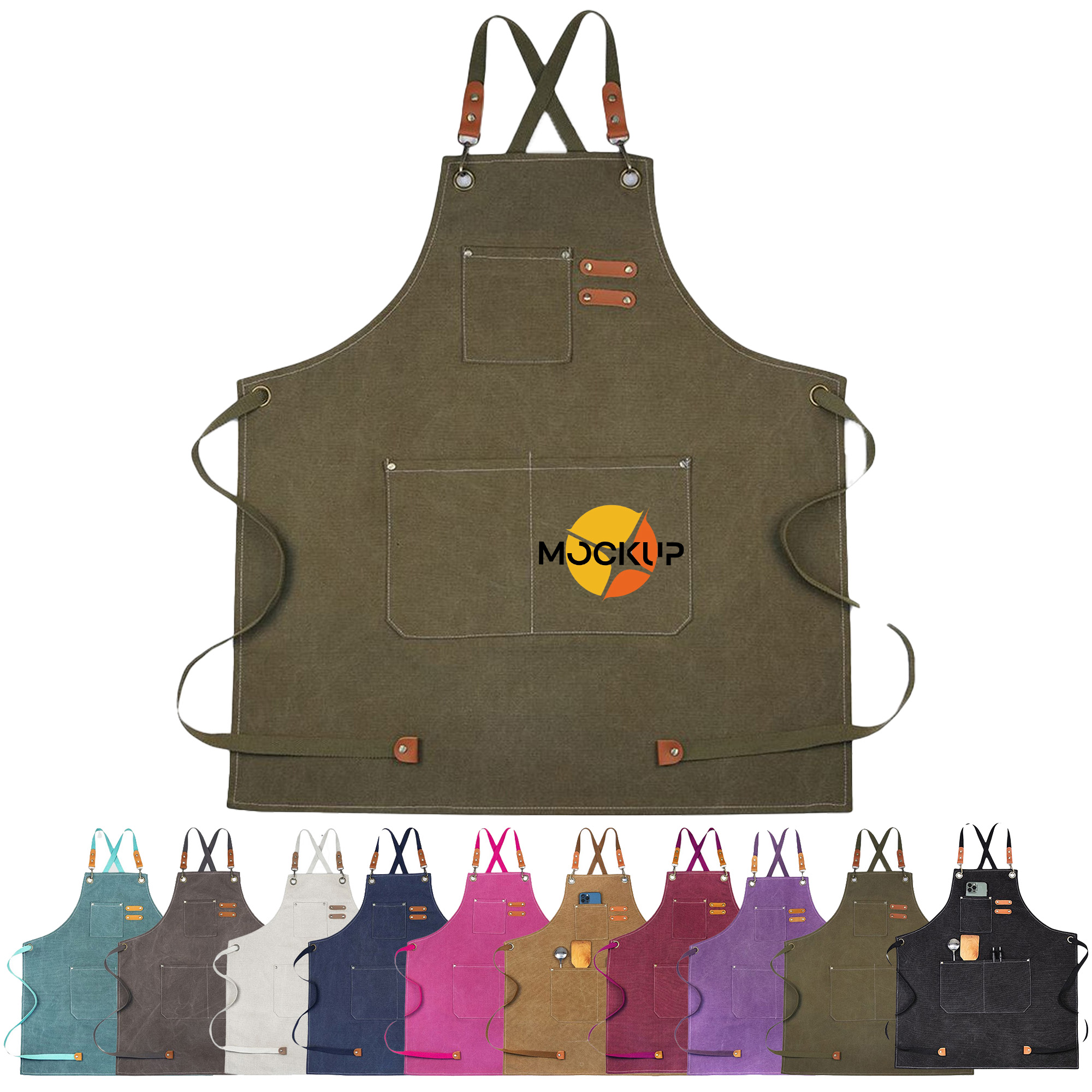 Heavy Duty Canvas Work Apron 9