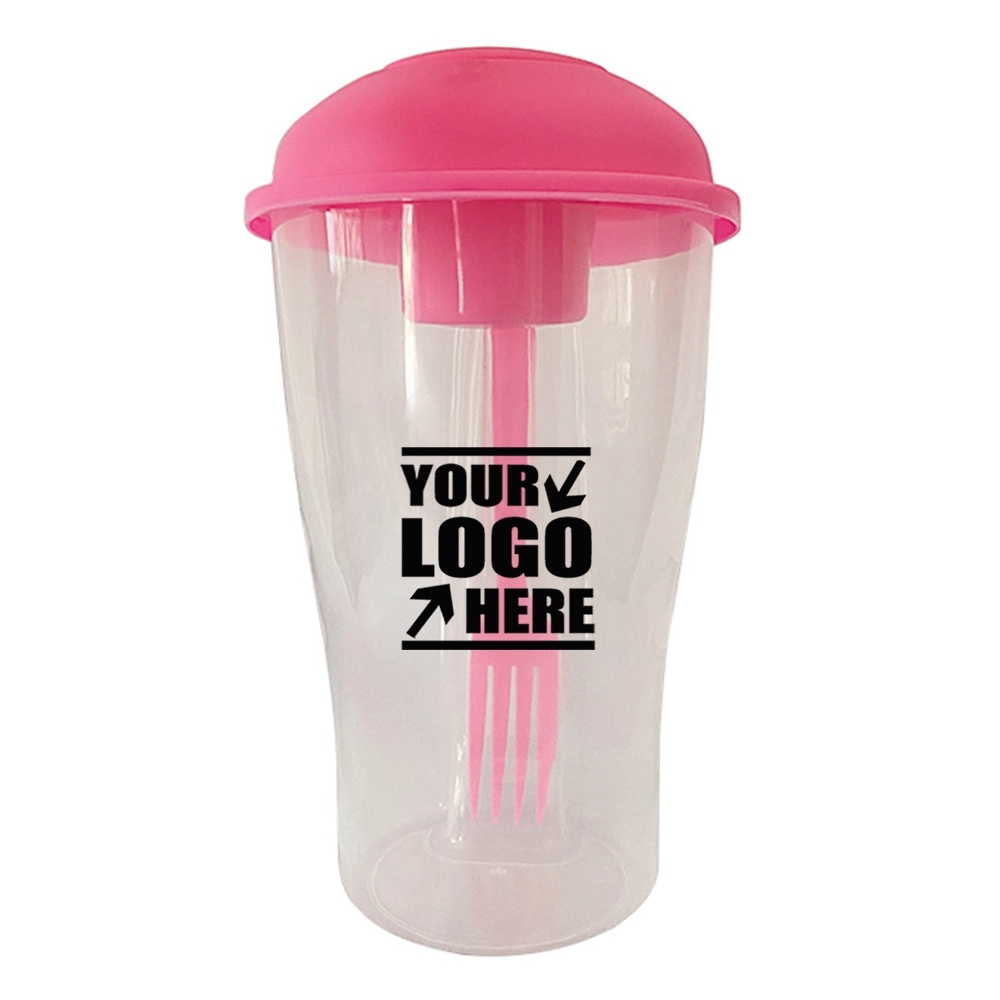 Salad Cup With Fork 3
