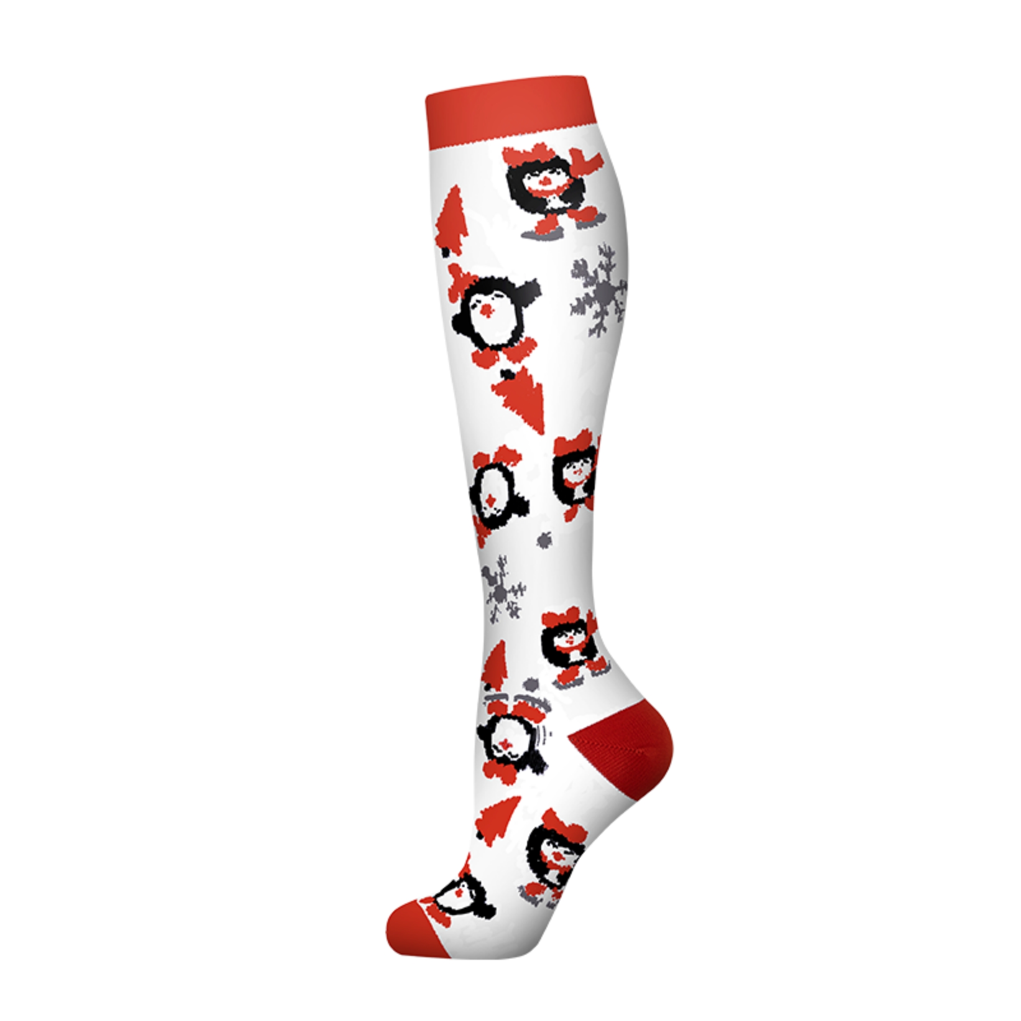 Christmas Knit Compression Socks Over The Knee High 6