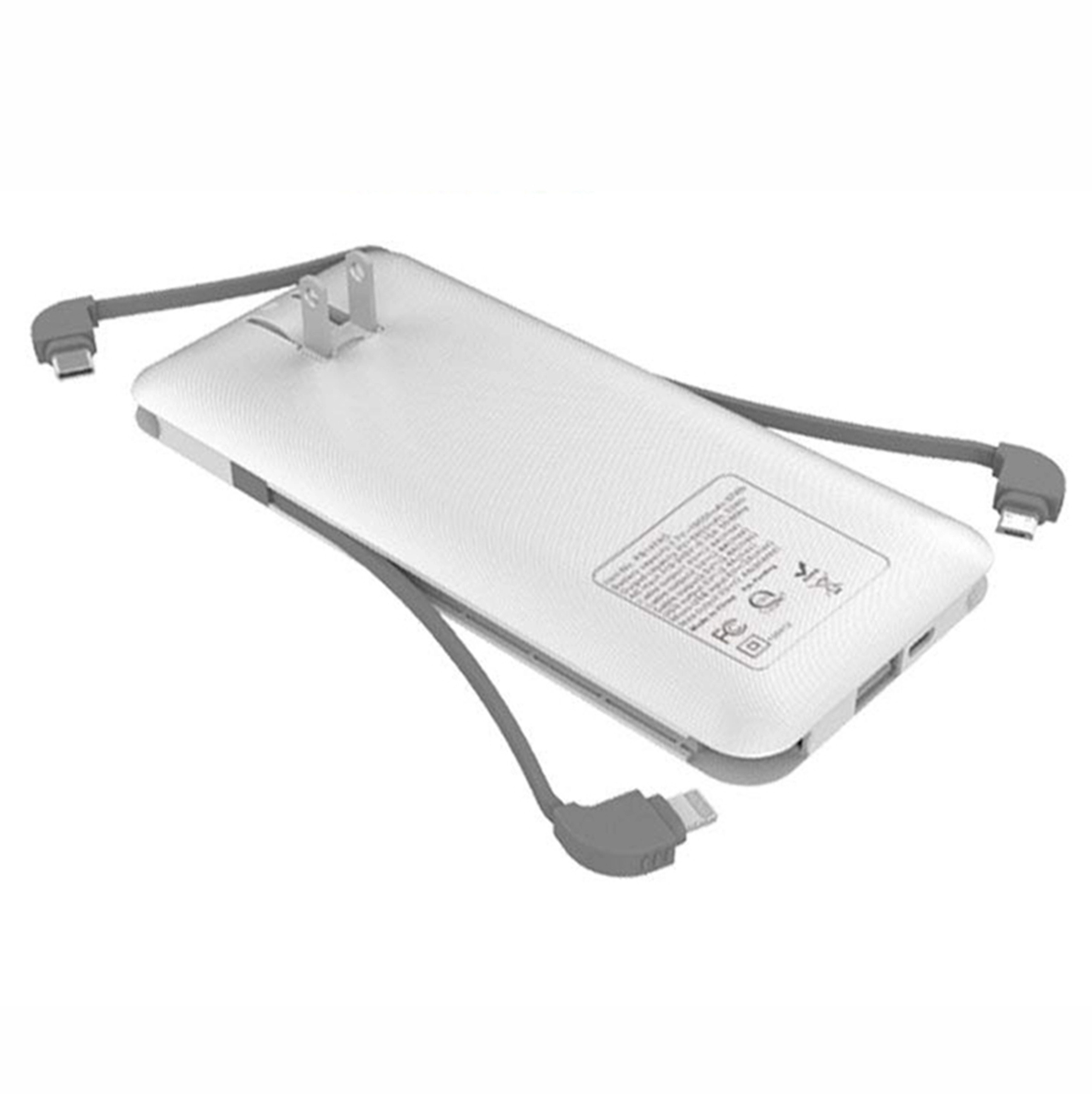 Wireless Charger Power Bank with Wall Plug-in and Cable 13