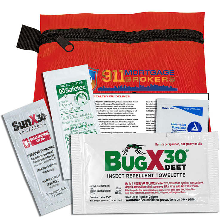 'Stay Safe Kit' 4 Piece Insect Repellent Kit in Zipper Pouch 20