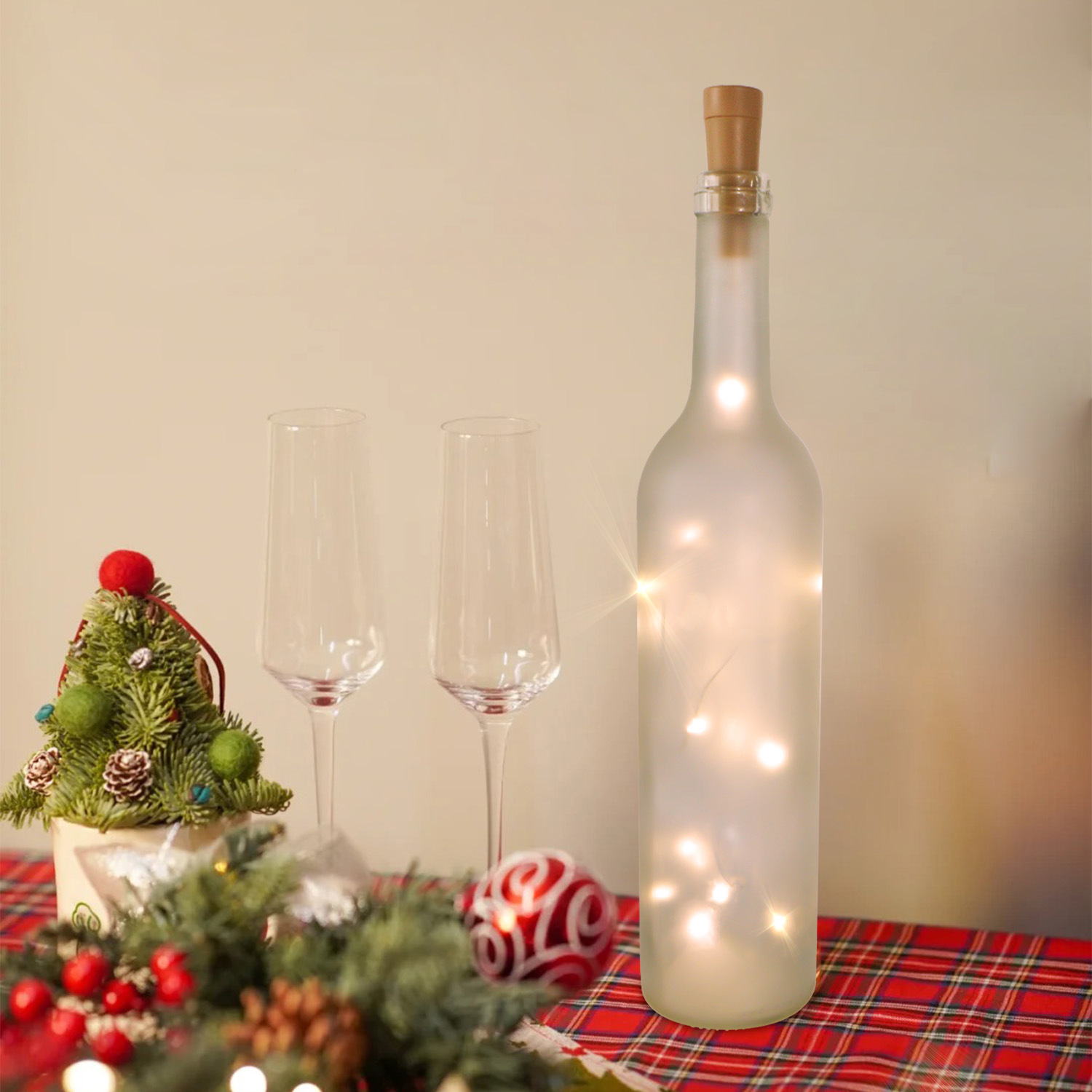 Wine Bottle Light Decor Gift 2