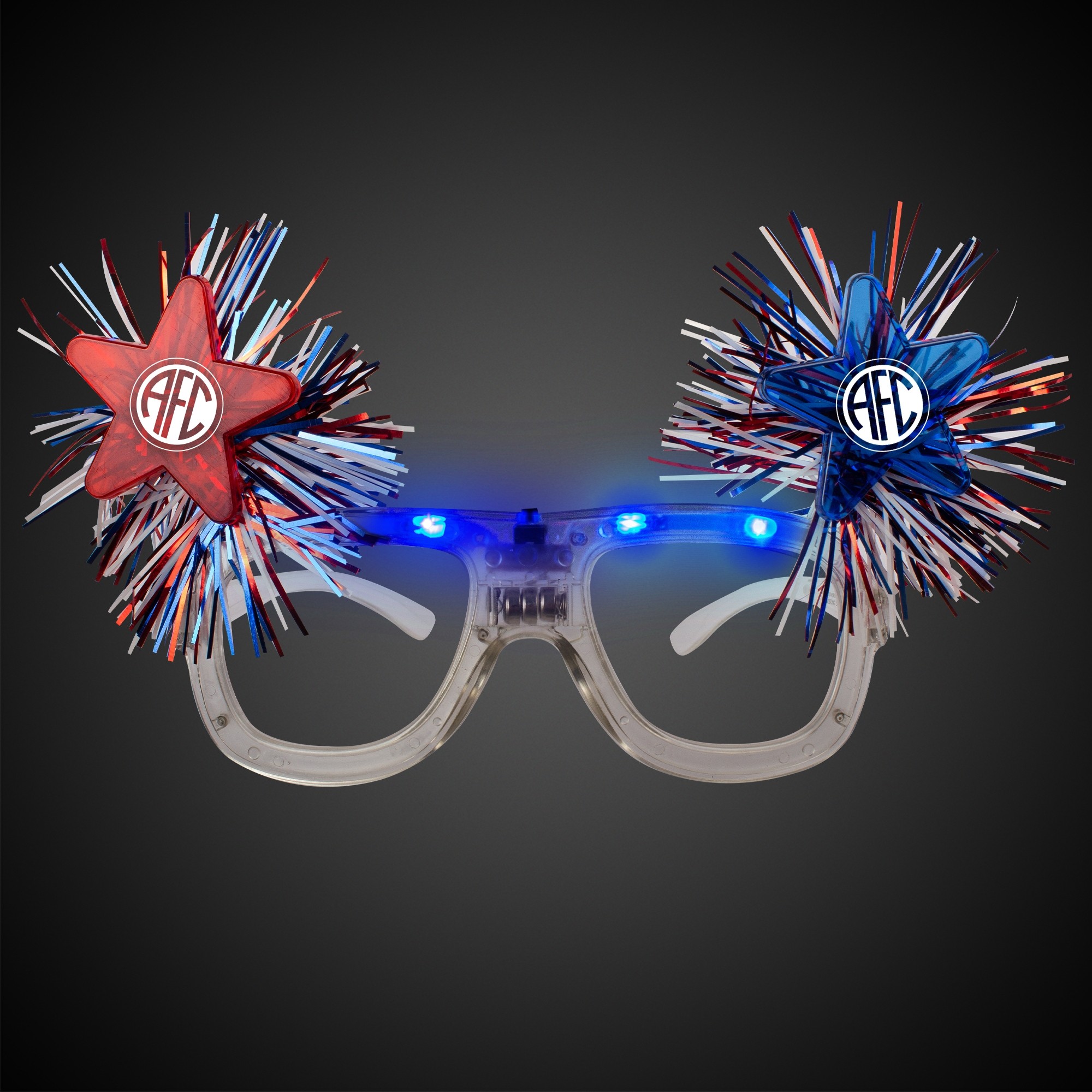 Patriotic LED Stars Glasses 2