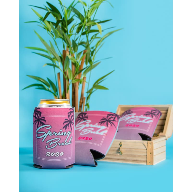 Full Color Foam Collapsible Coolies - All Over Print 20