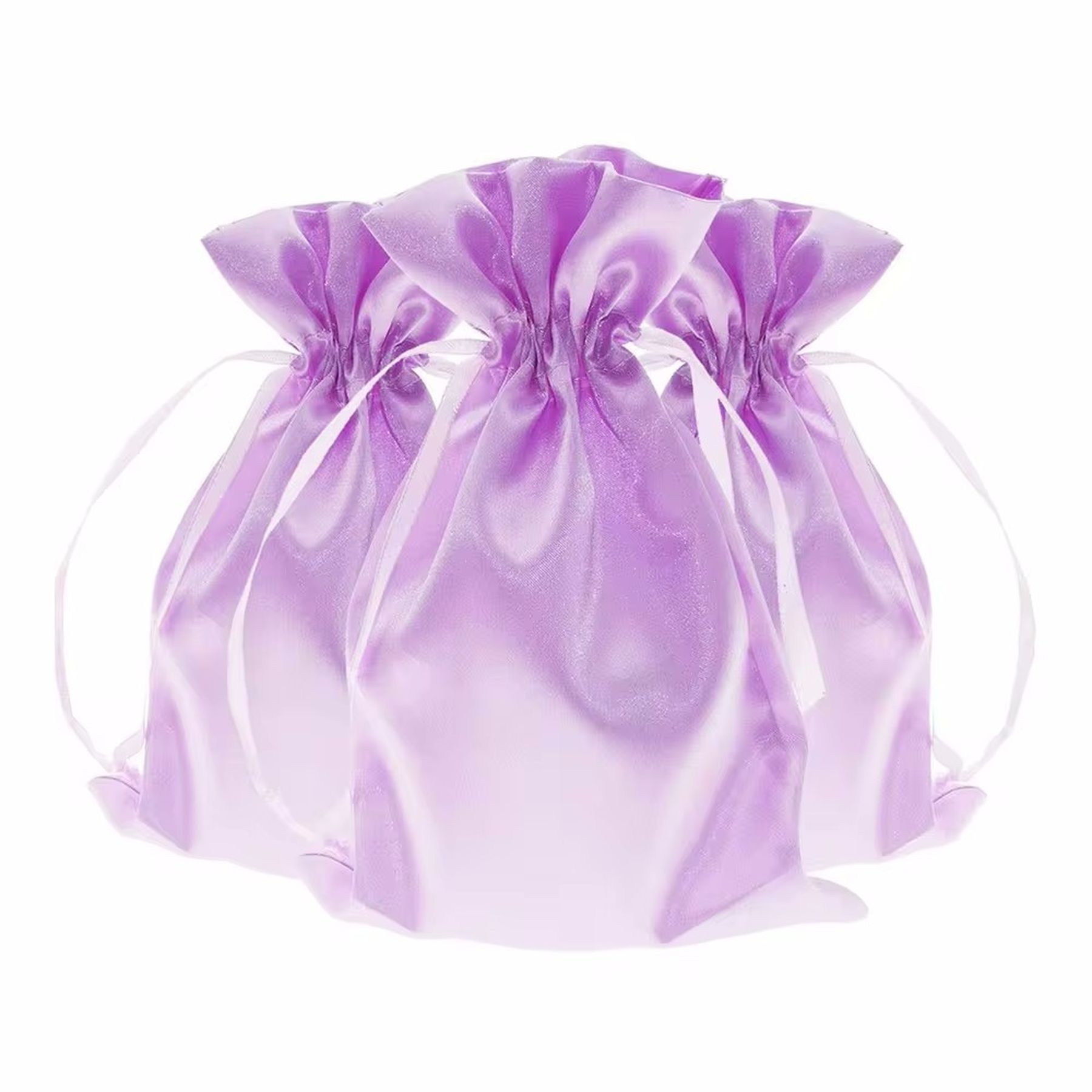 Satin Drawstring Bags Jewelry Pouch Wedding Gift Bags 2