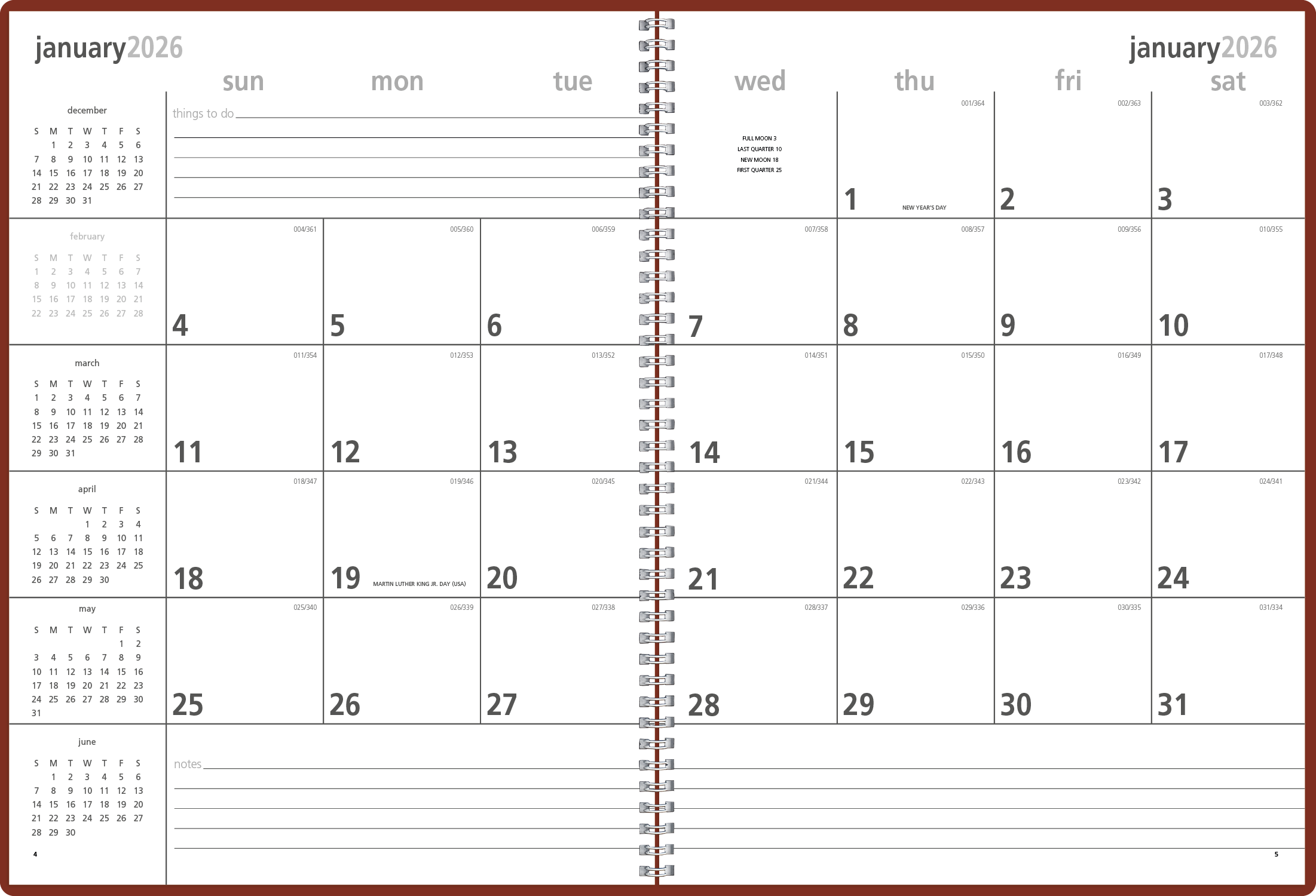 Triumph® Calendars Monthly & Weekly Planner 68