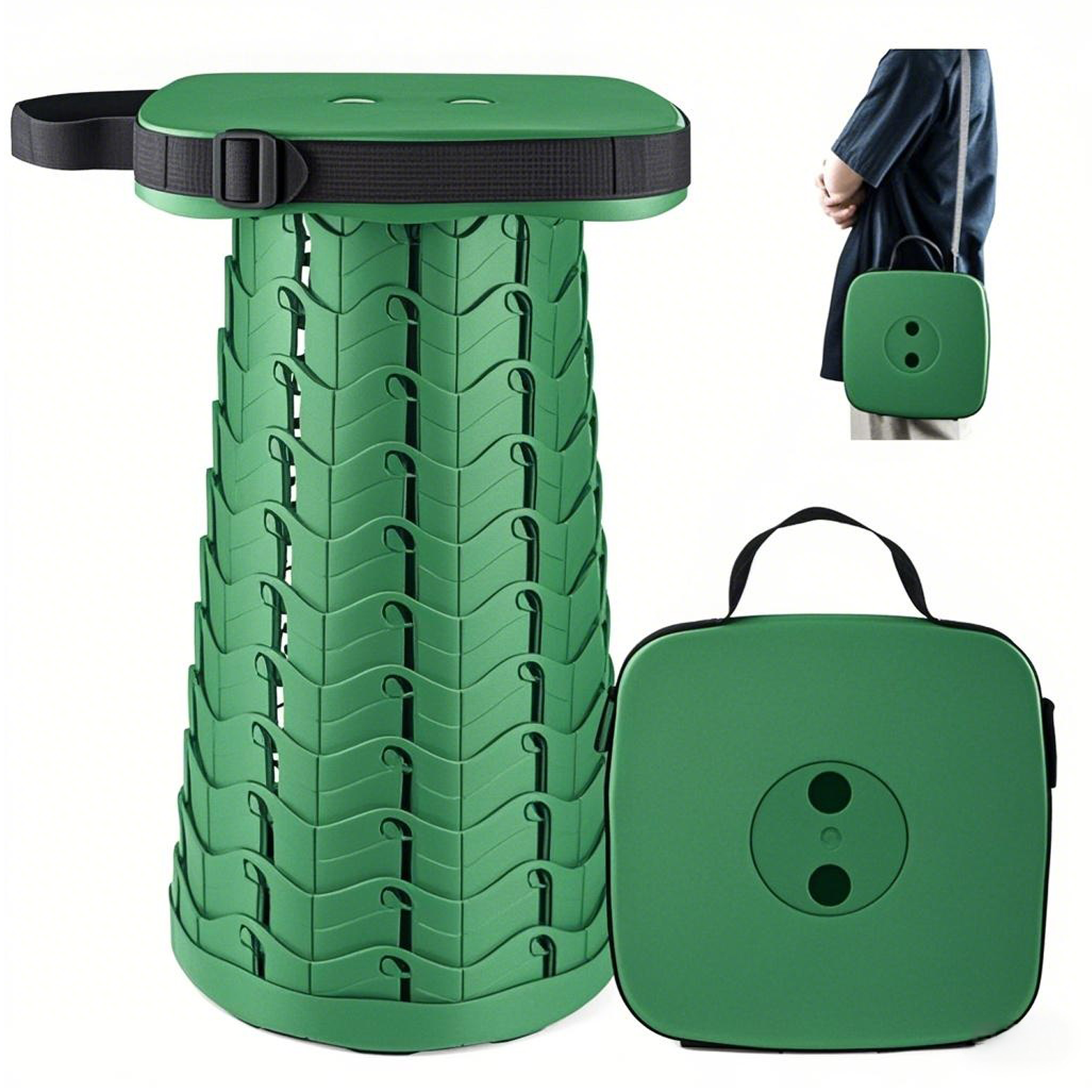 Foldable Adjustable Stool - Portable Outdoor Fishing Chair 8