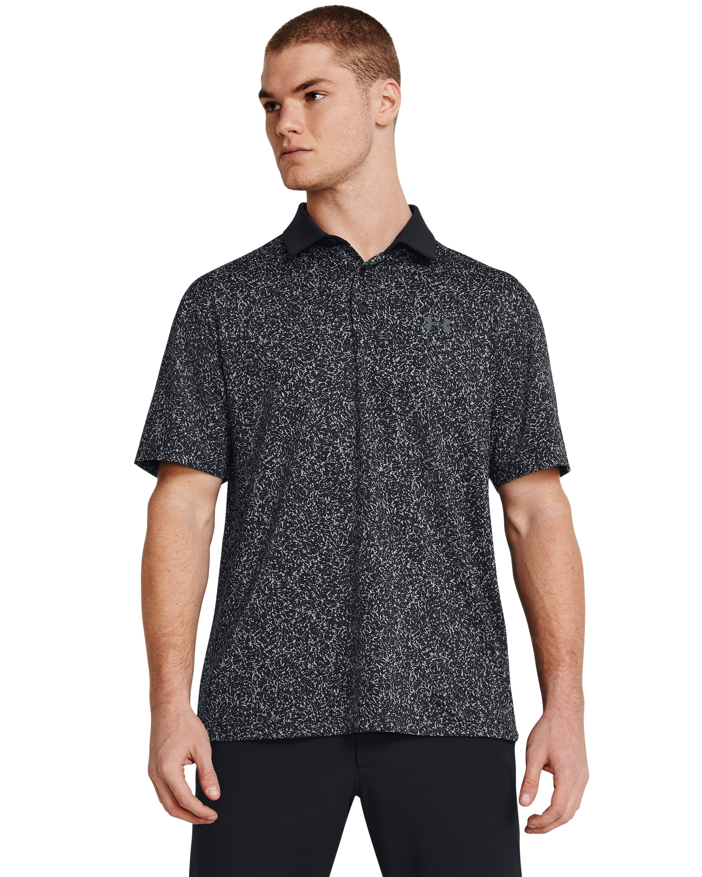 UA Playoff 3.0 Coral Jacquard Men's Polo 3