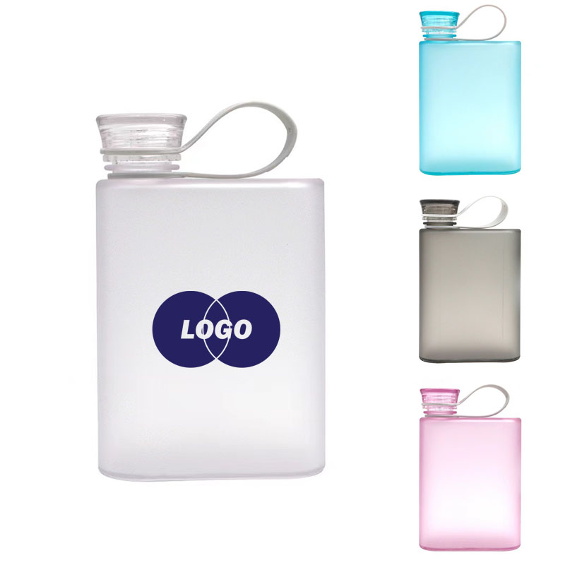 14oz A5 Memo Flat Water Bottle 2