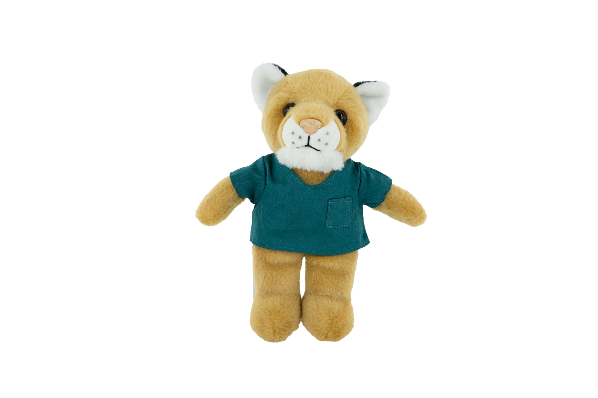 Plush Cougar with Scrub Shirt