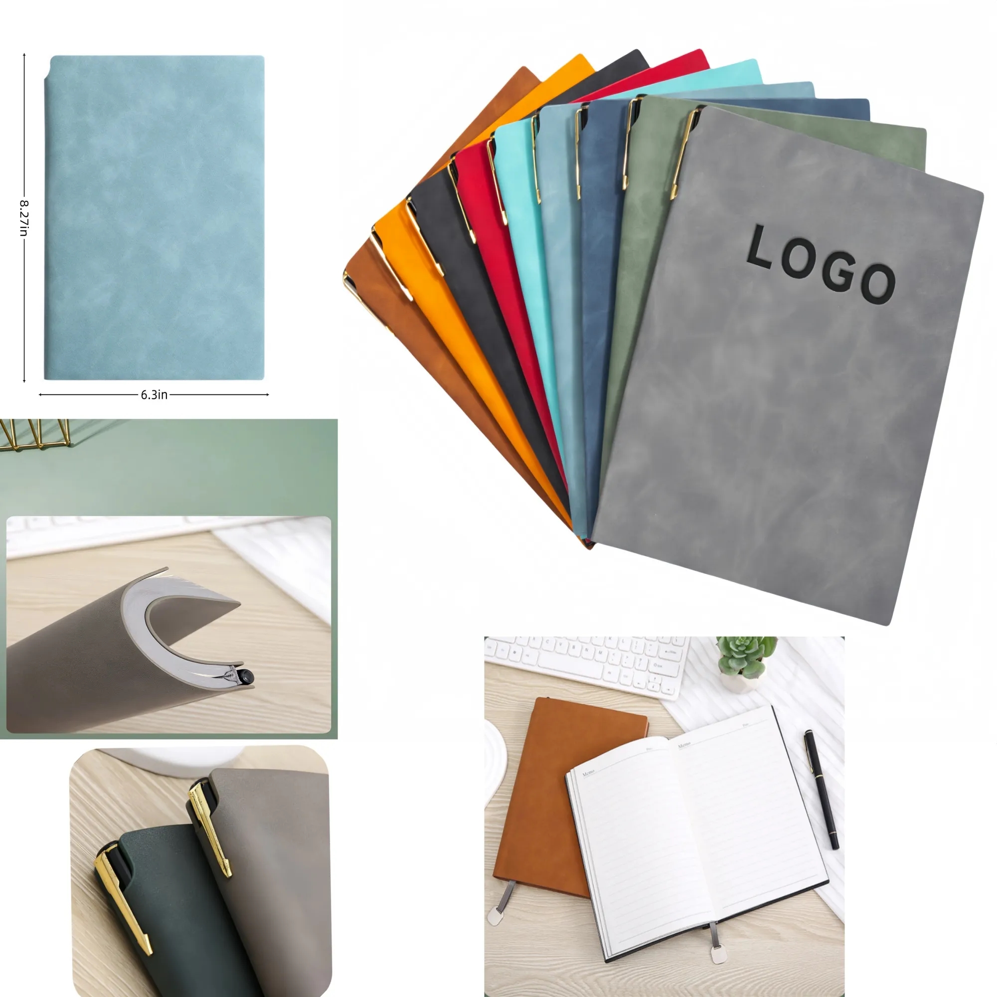 Maze Ballpoint PenCustomizable sheepskin record book