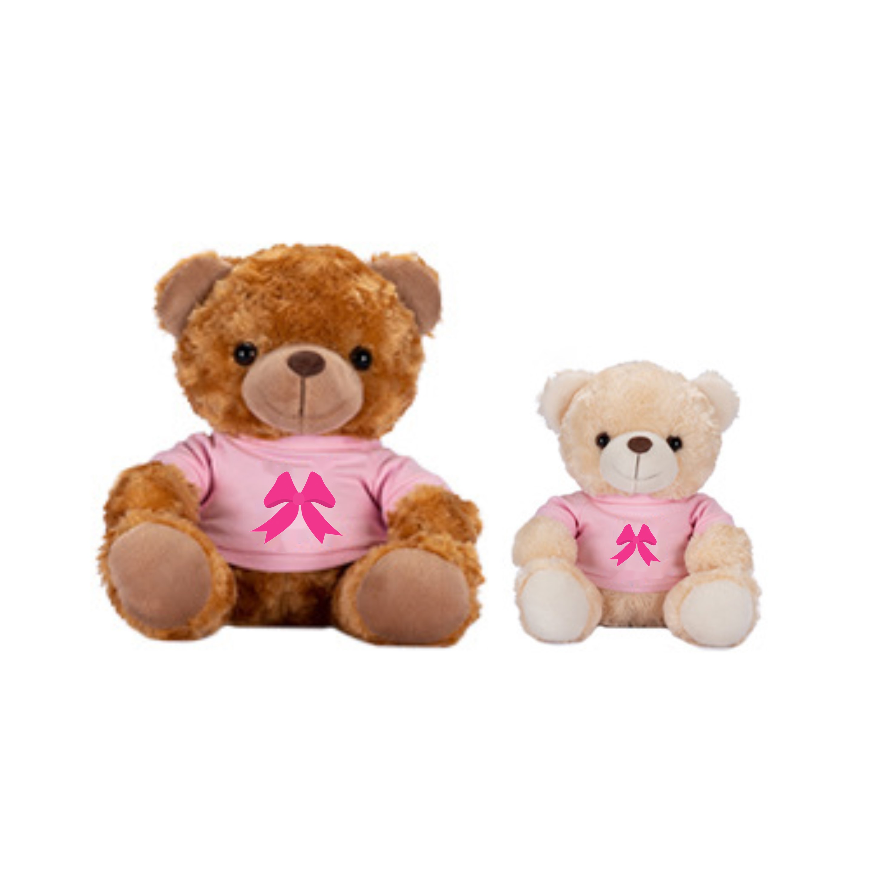 Breast Cancer Awareness Stuffed Bear 7" (direct import) 2