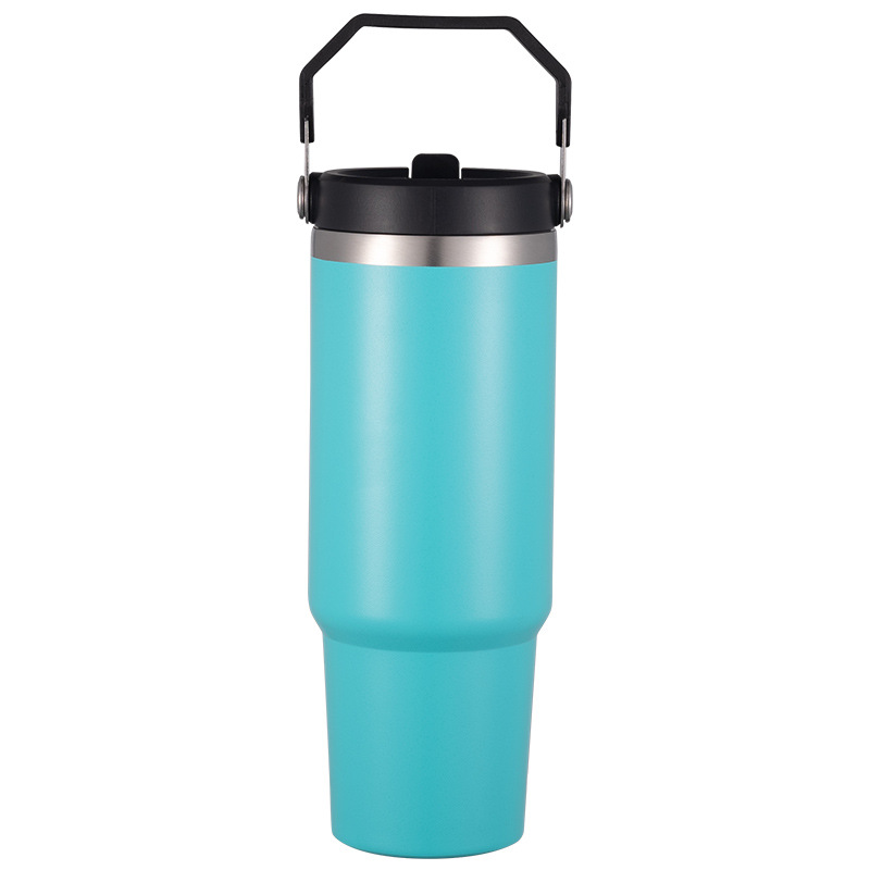 30 oz Stainless Steel Tumbler W/ Straw 12