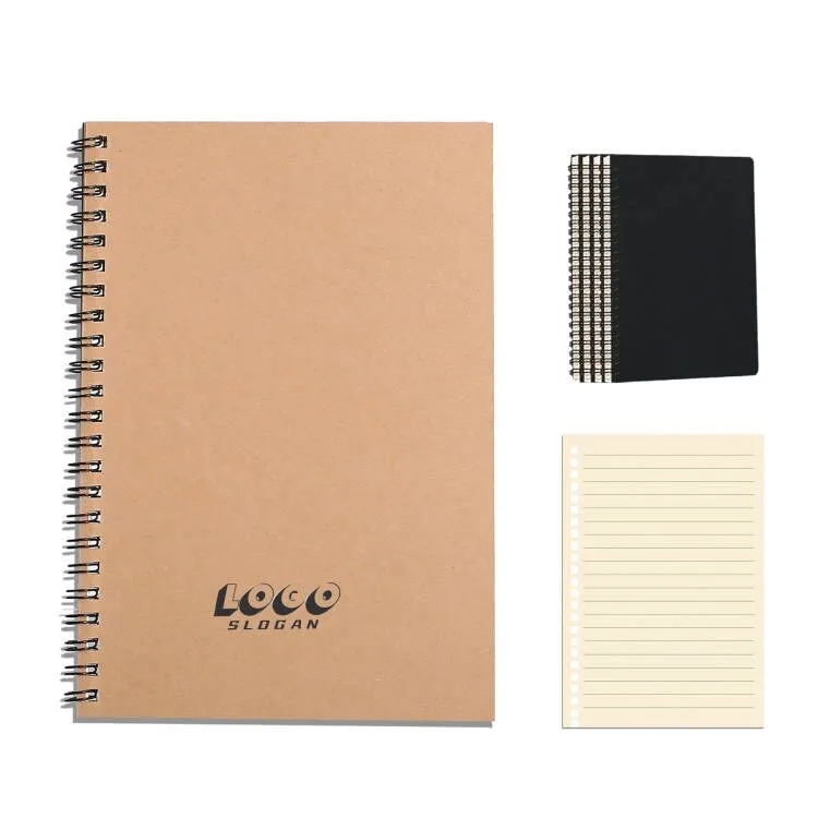 Kraft Cover Spiral Notebook