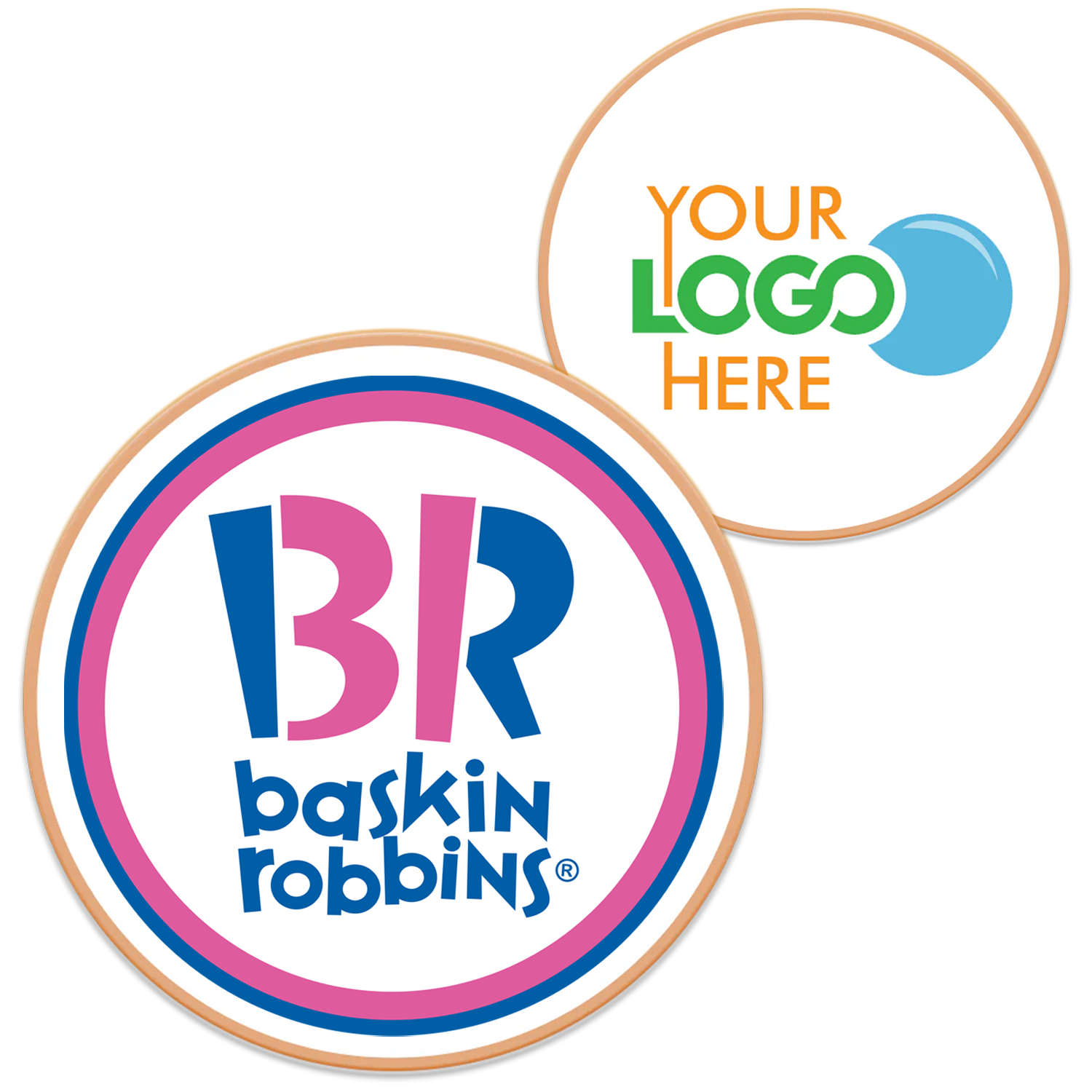 3" Round Logo Sugar Cookie 3