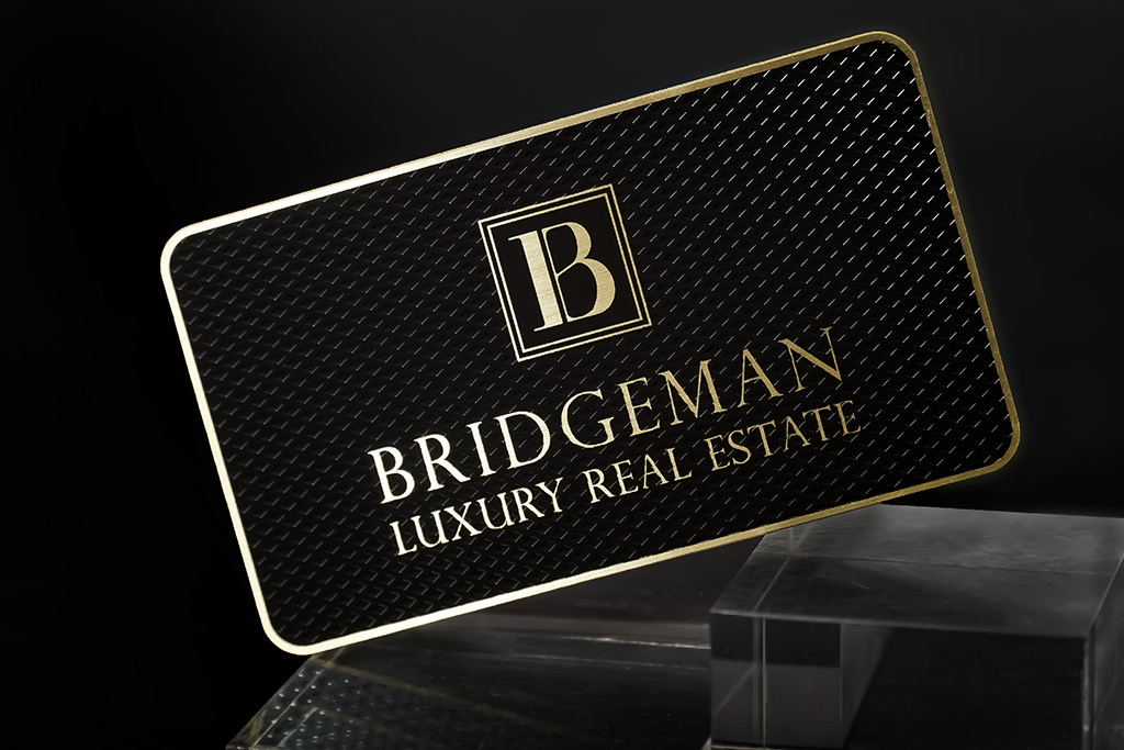 Brass Finish Business Cards 13