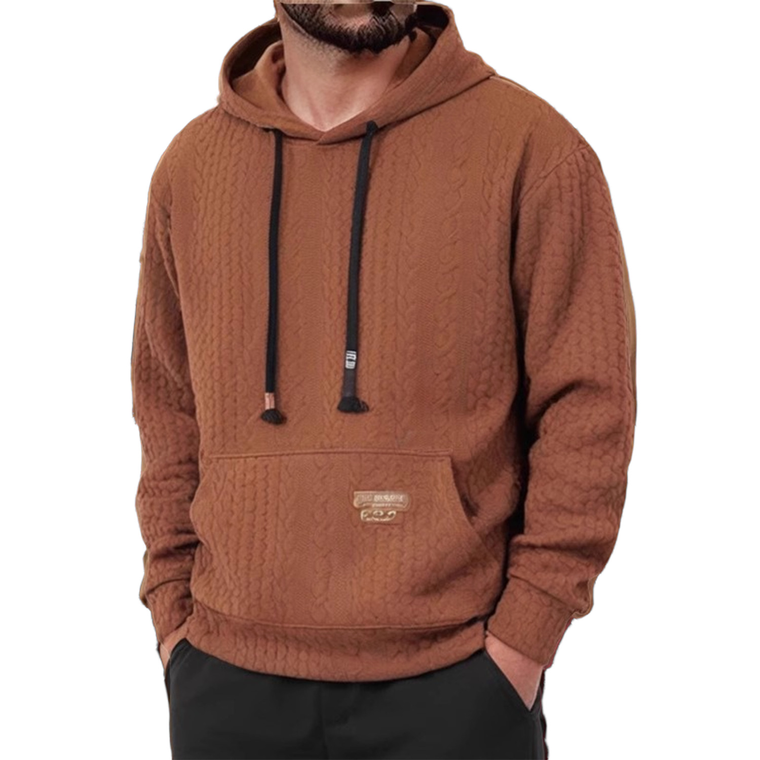 Long-Sleeved Loose Warm Hoodie 3