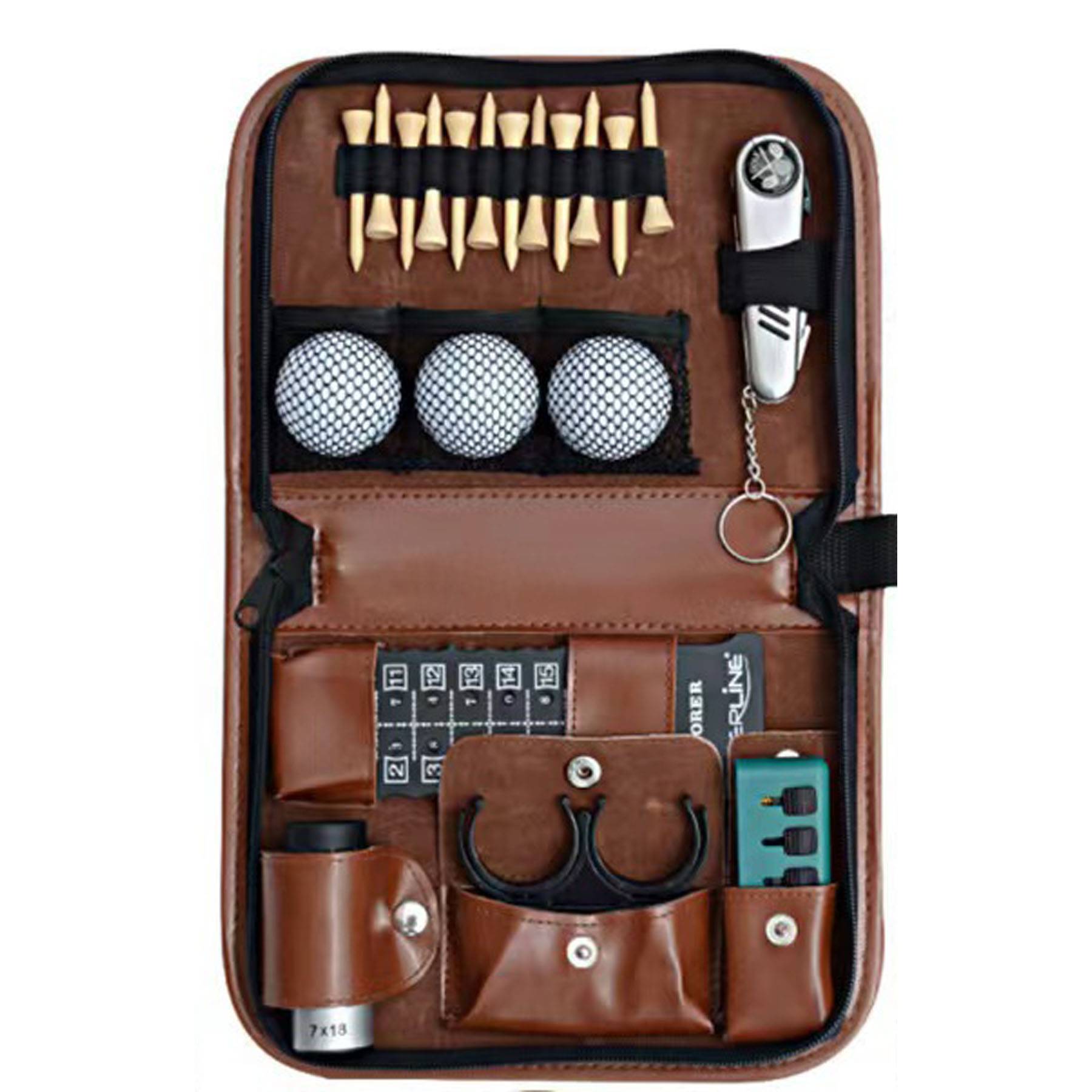 PU Leather Golf Accessory Case Handbag 5