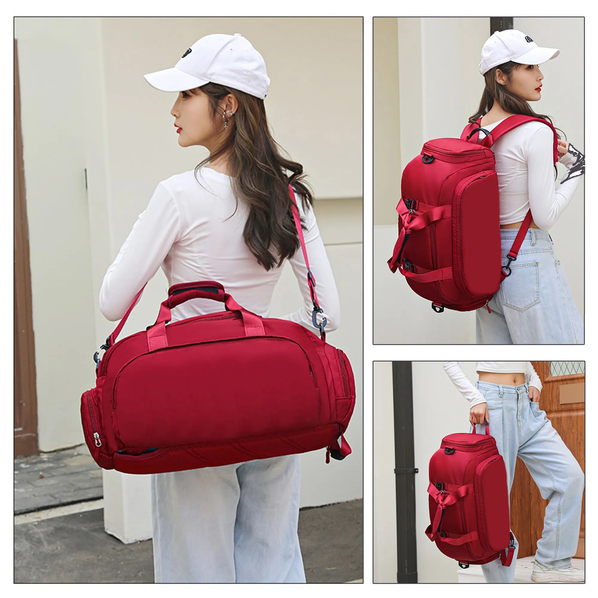 Dry-Wet Backpack With Shoe Compartment Free Shipping 4