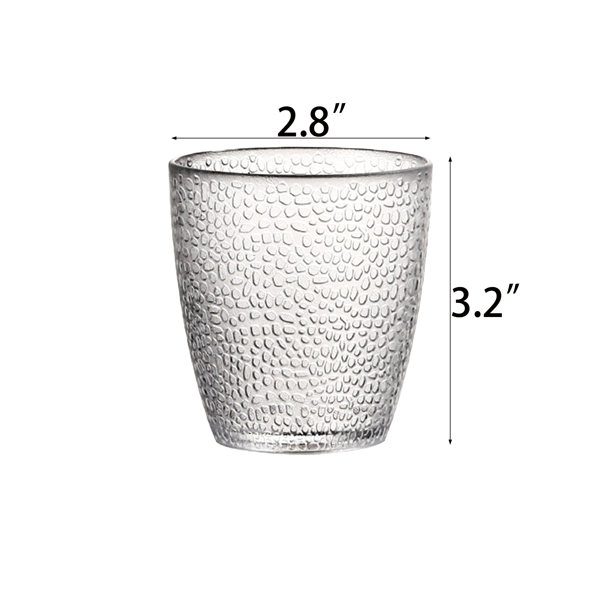 7 Oz Acrylic Plastic Cups Drinking Glasses 3