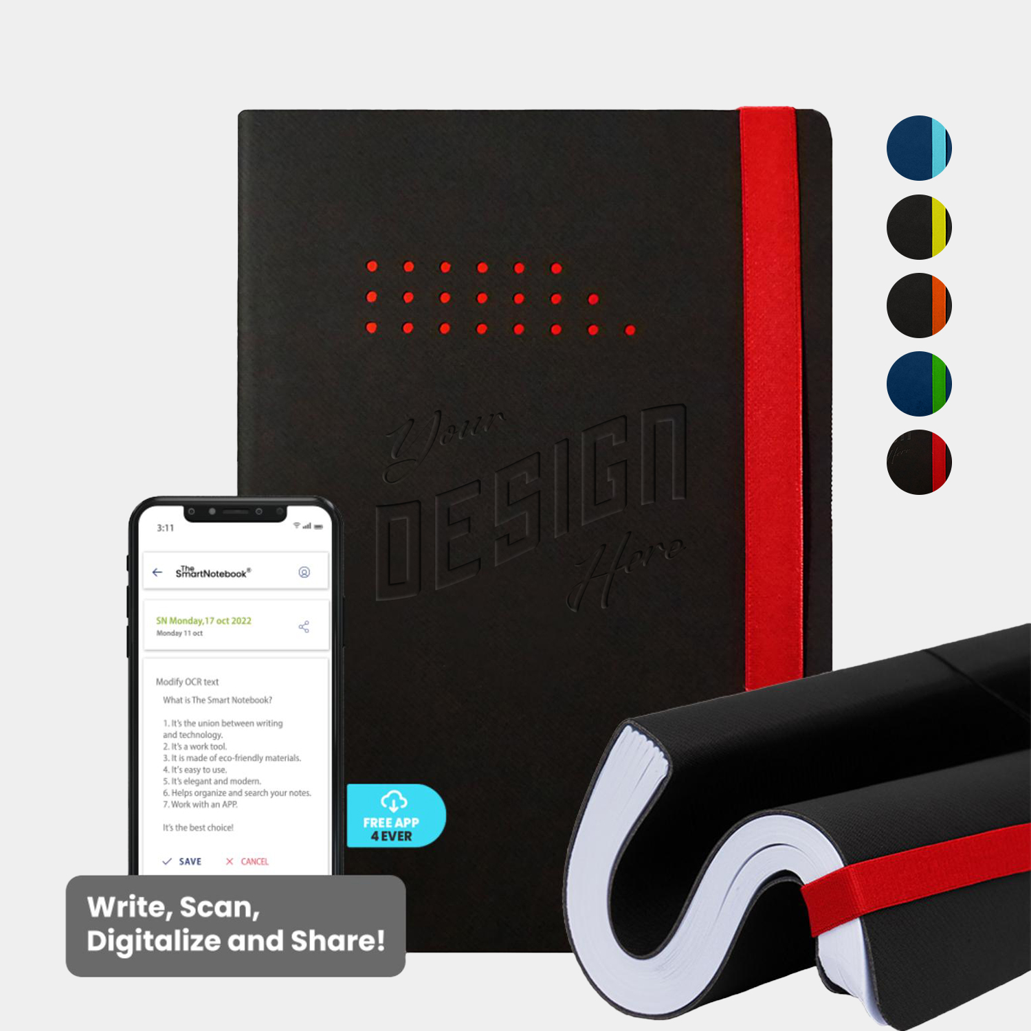 The SmartNotebook® Eco-Friendly Executive Smart Flex Notebook 1