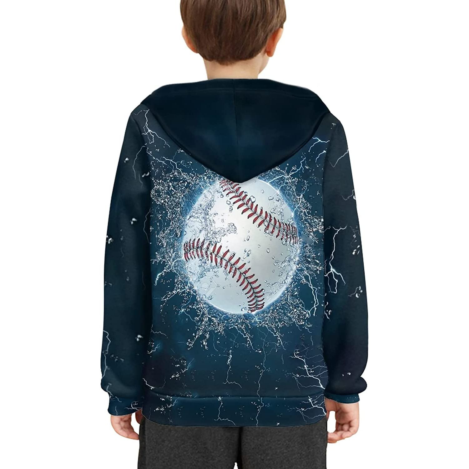 Youth rPET Recycled 100% Polyester Sublimation Performance Hoodie 3