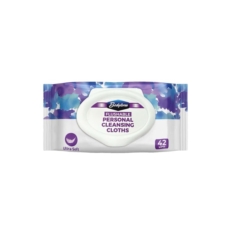 Flushable Personal Cleansing Cloths - 42 per Pack 2
