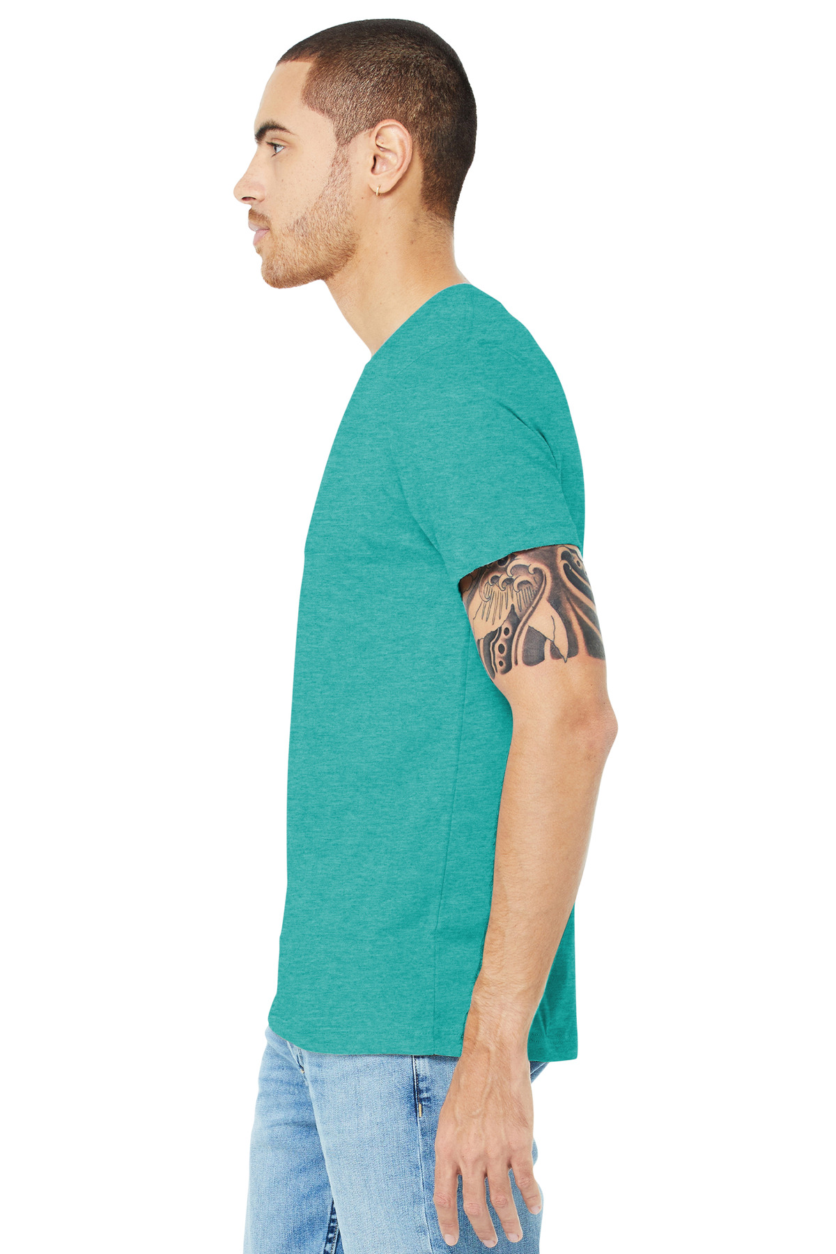 BELLA+CANVAS® Unisex Heather CVC Short Sleeve Tee 48