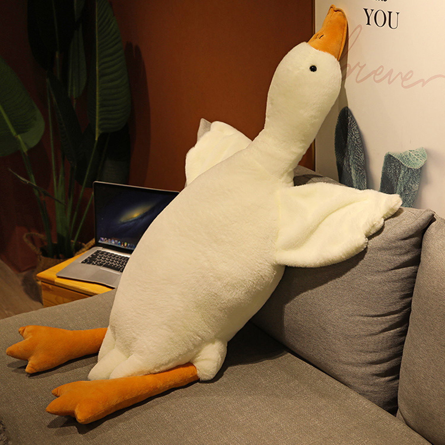 Big White Goose Doll 4