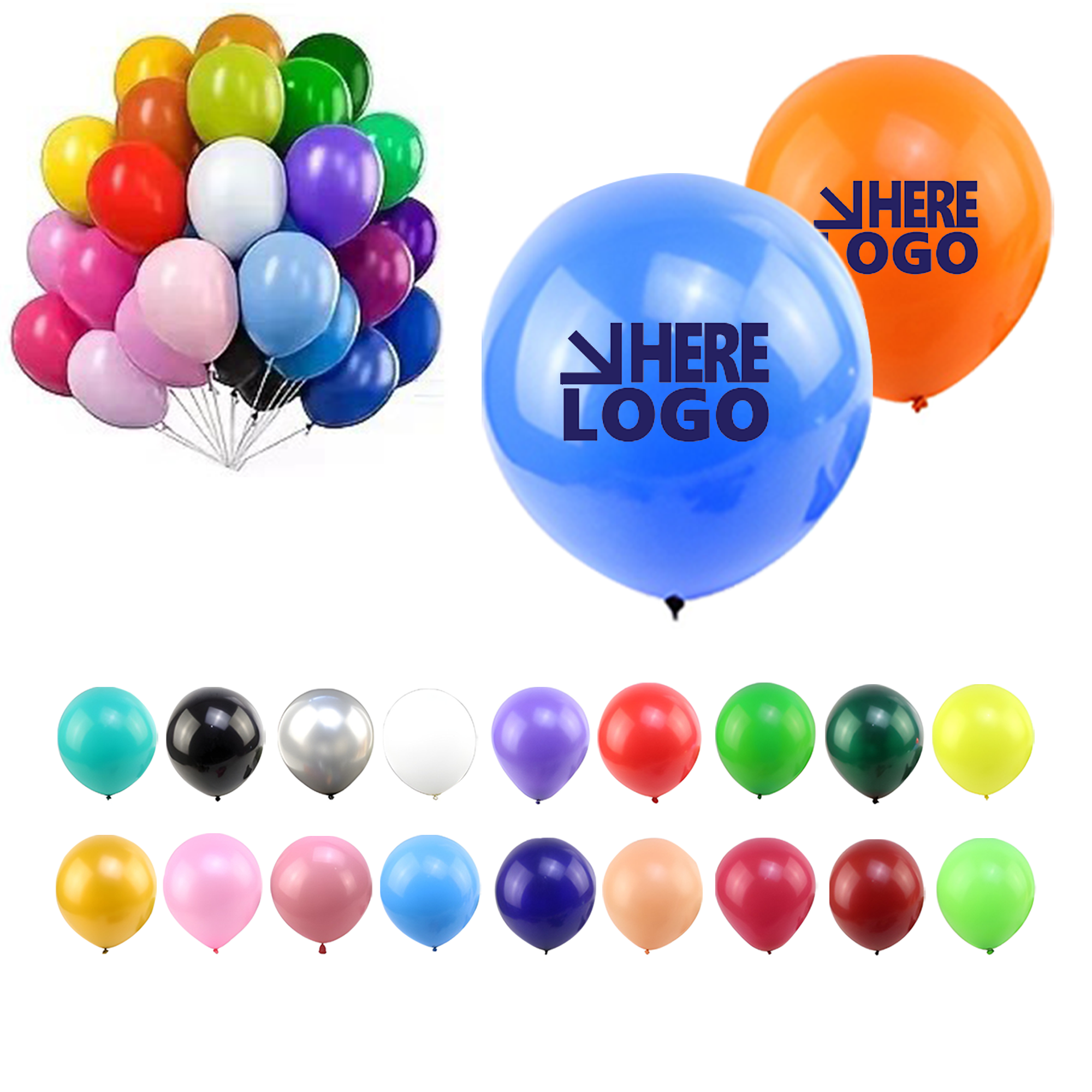 10" Holiday Party Balloon 2