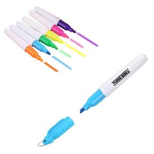 Mini Fluorescent Highlighter With Cap Clip 10